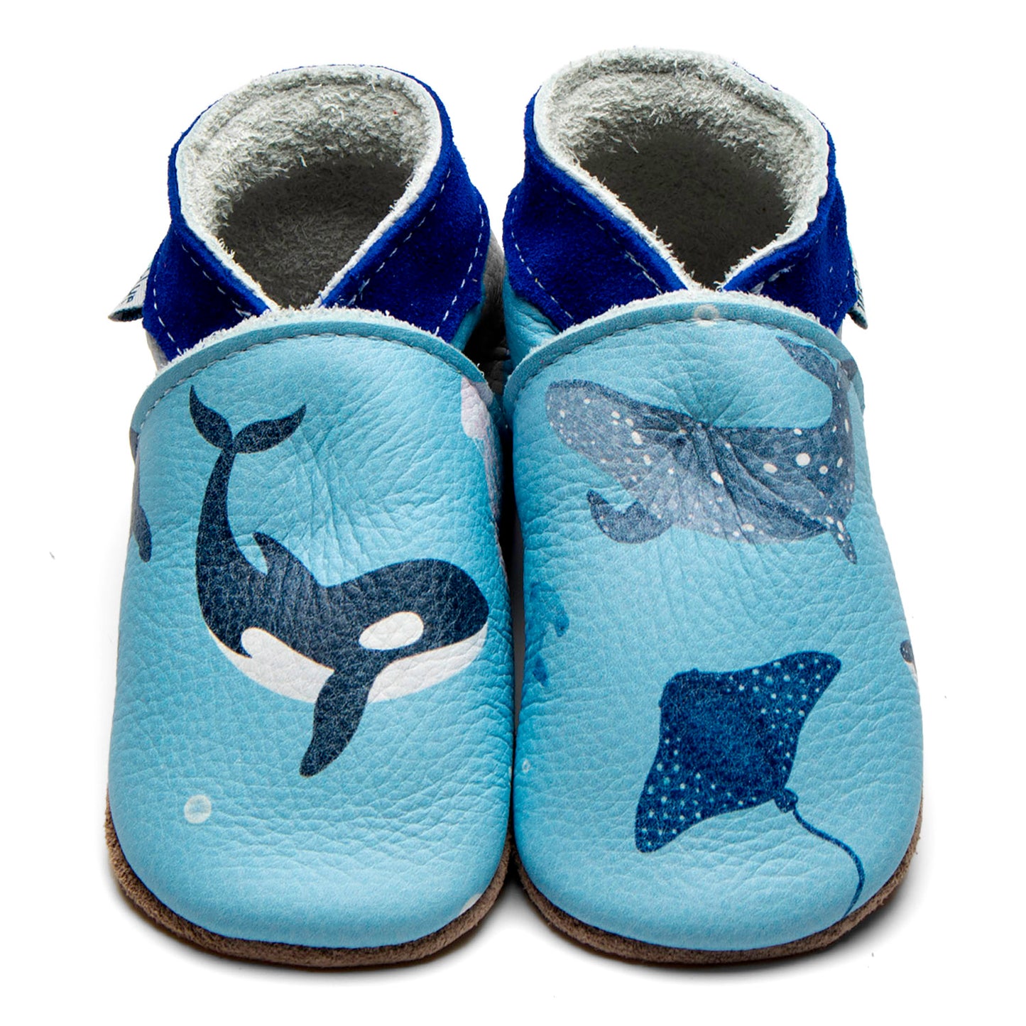 BABBUCCE IN PELLE SEA PRINT