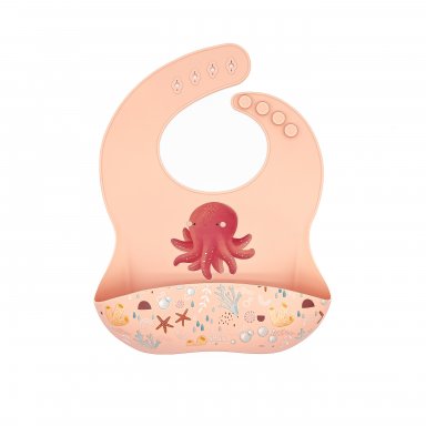 Bavaglino in silicone con tasca