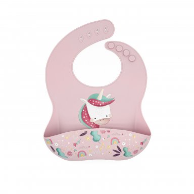 Bavaglino in silicone con tasca